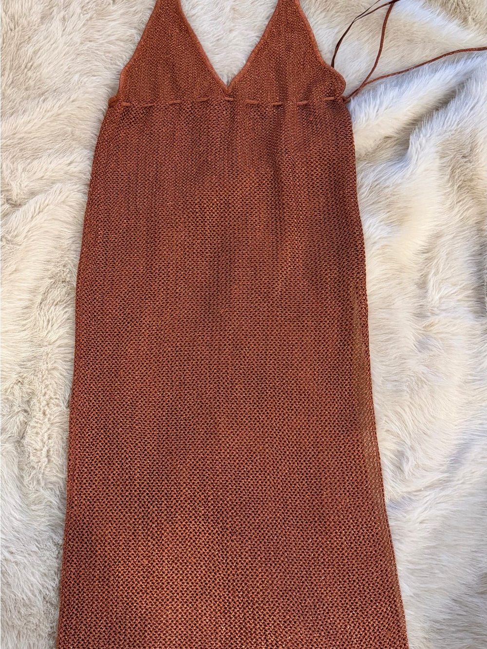 Victoria's Secret Rust Knit Maxi Coverup - Picture 1 of 8